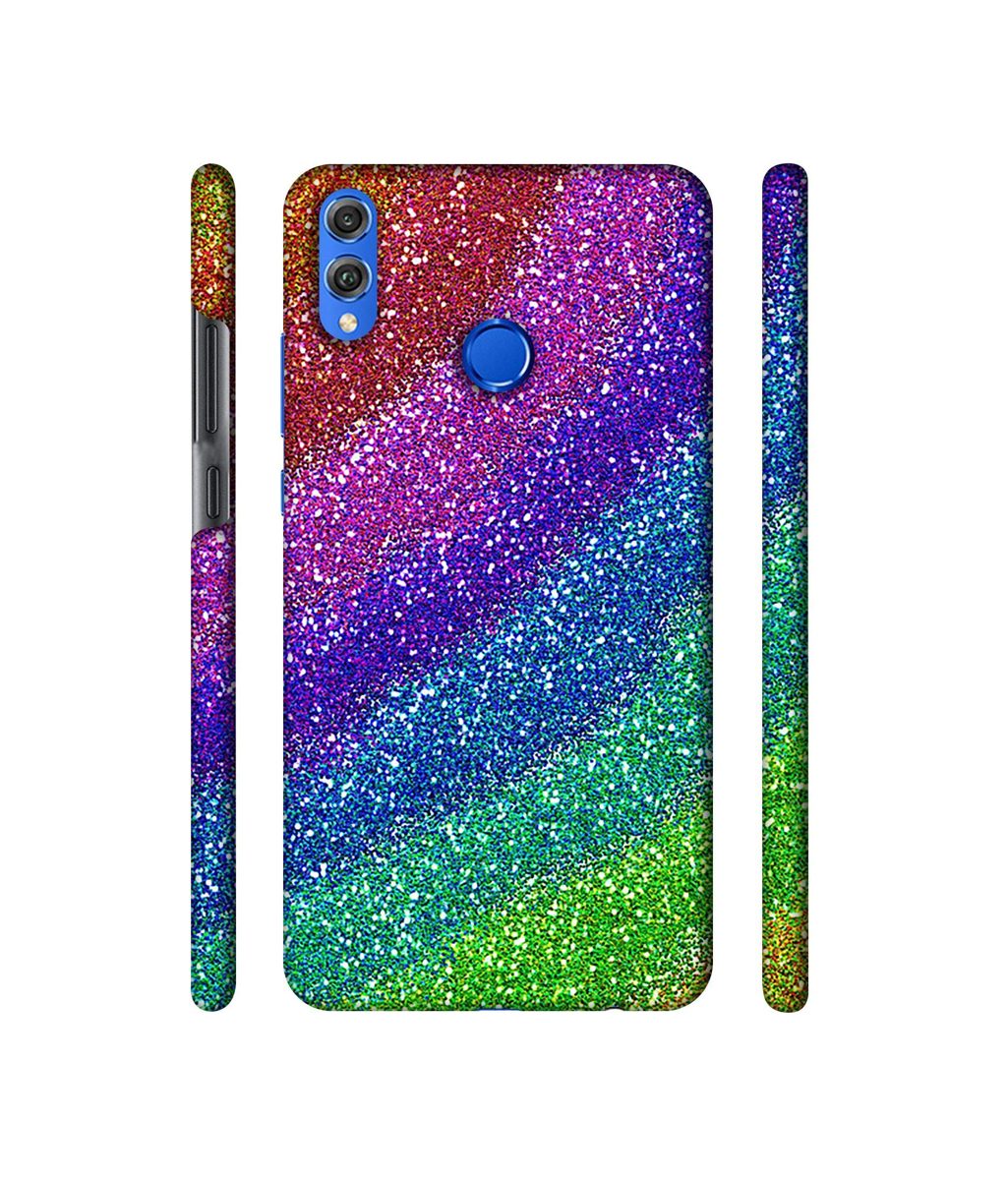 Amazon Brand - Solimo Designer Multicolor Sparkle 3D Printed Hard Back Case Mobile Cover for Huawei Honor 8X
