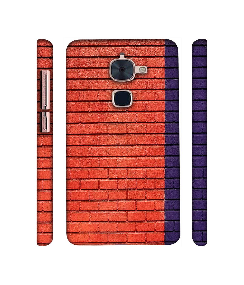 Amazon Brand - Solimo Designer Red and Purple Brick 3D Printed Hard Back Case Mobile Cover for LeTV Le 2