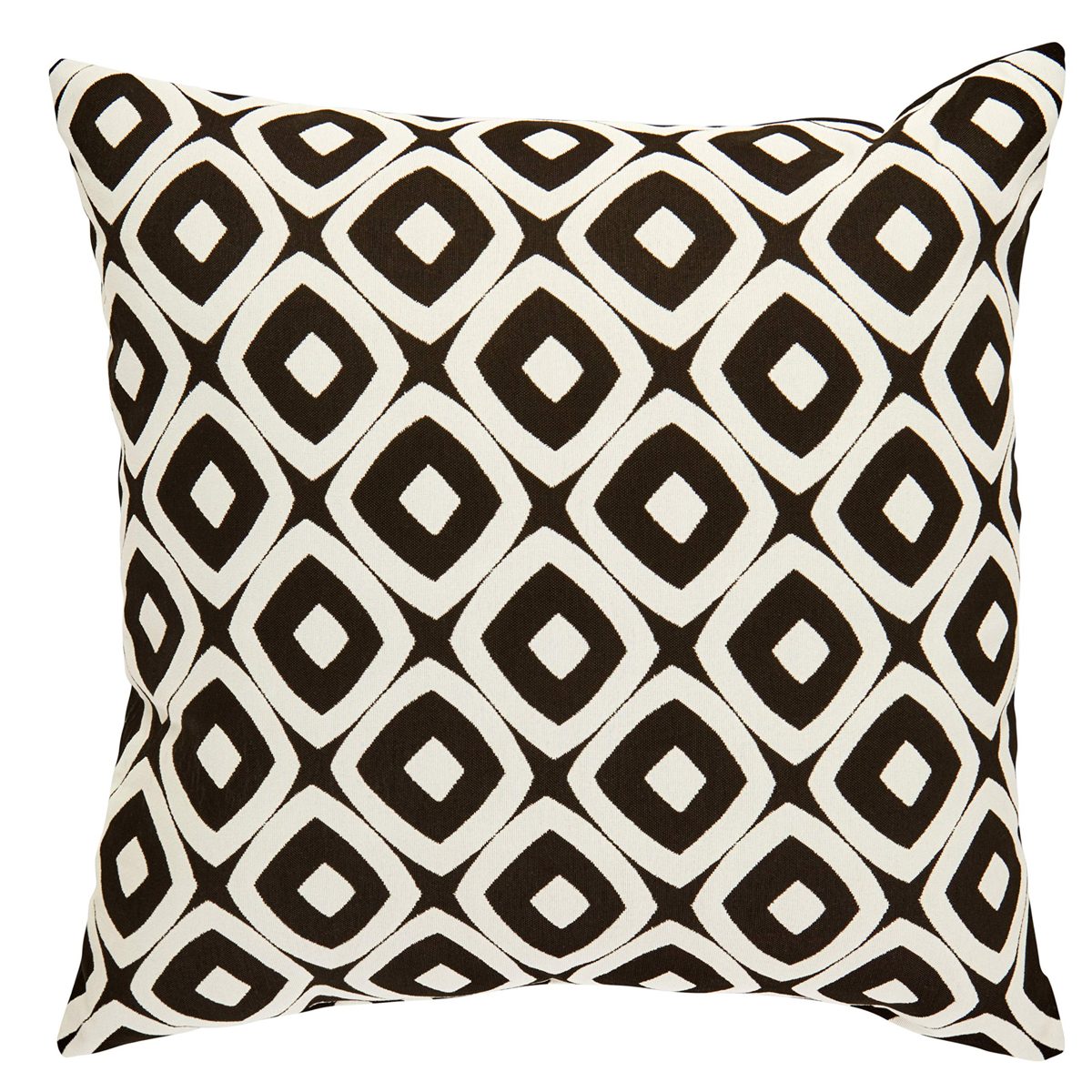 Amazon Brand – Rivet Modern OutdoorThrow Pillow, 20" x 20", Black and White