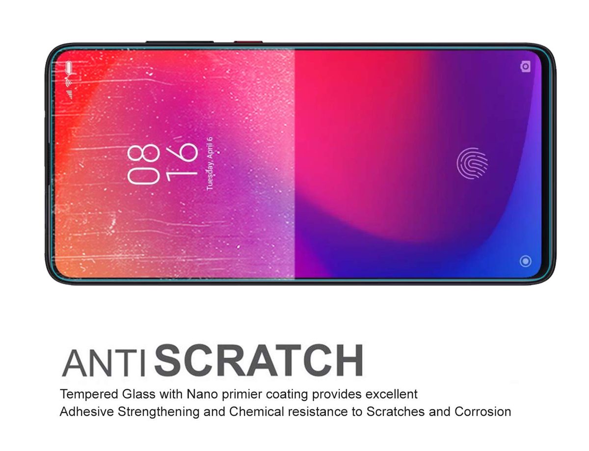 Amazon Brand - Solimo Tempered Glass for Redmi K20 Pro with Installation Kit (Clear)