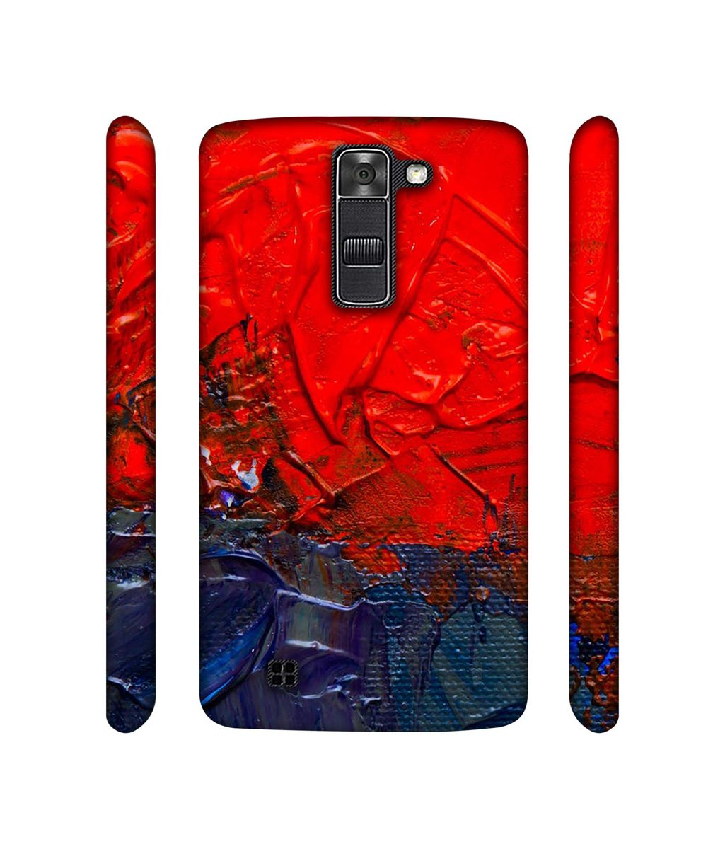 Amazon Brand - Solimo Designer Red Wax Color 3D Printed Hard Back Case Mobile Cover for LG K7