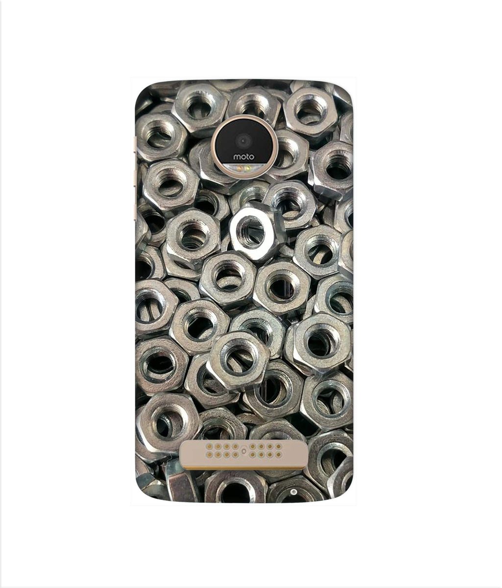 Amazon Brand - Solimo Designer Nut Bolt 3D Printed Hard Back Case Mobile Cover for Motorola Moto Z Play