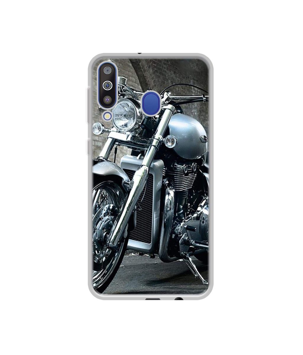 Amazon Brand - Solimo Designer Motorcycle UV Printed Soft Back Case Mobile Cover for Samsung Galaxy M30