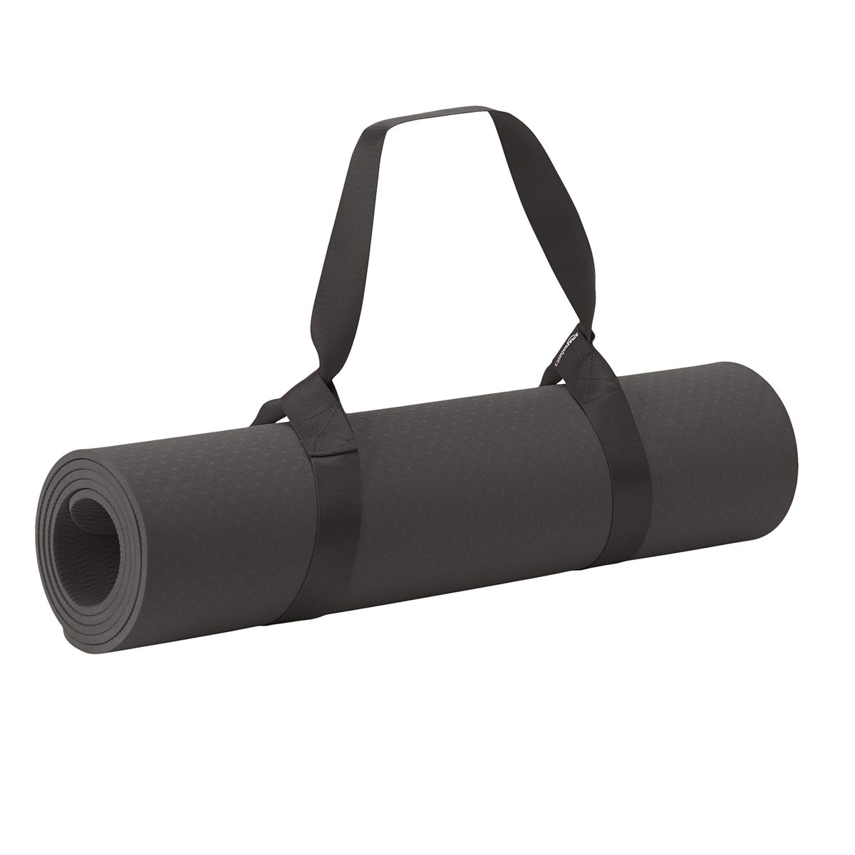 AmazonBasics 1/4-Inch Thick TPE Yoga Mat 6 Piece Set, IRYJT010T-BK, Black, 1/4-Inch