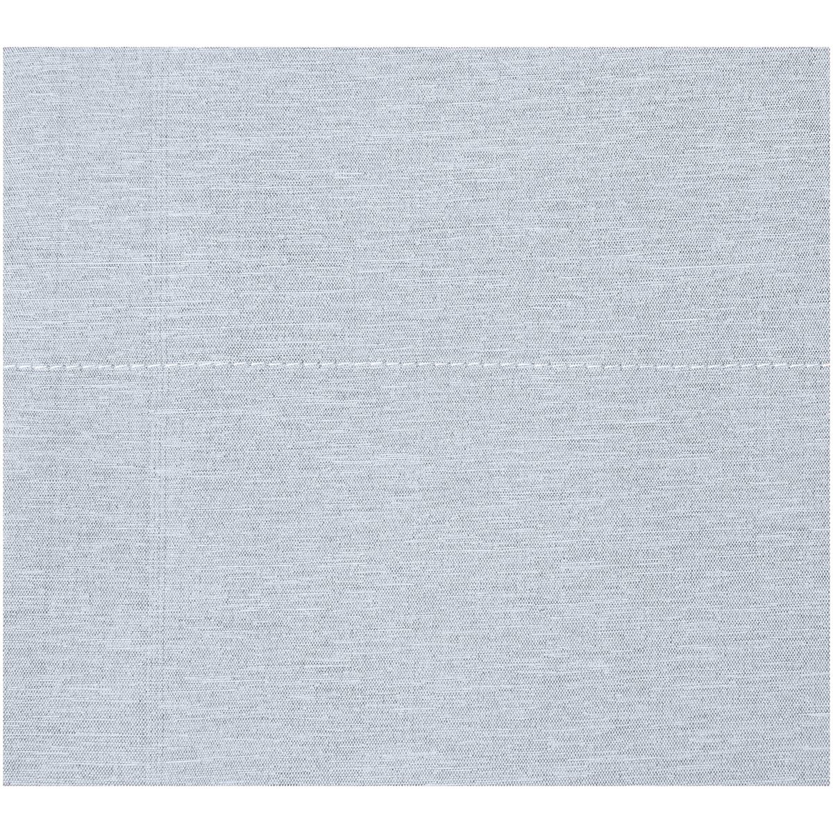 AmazonBasics Microfiber Heather Flat Sheet, 240 x 320 + 10 cm, Denim Wash
