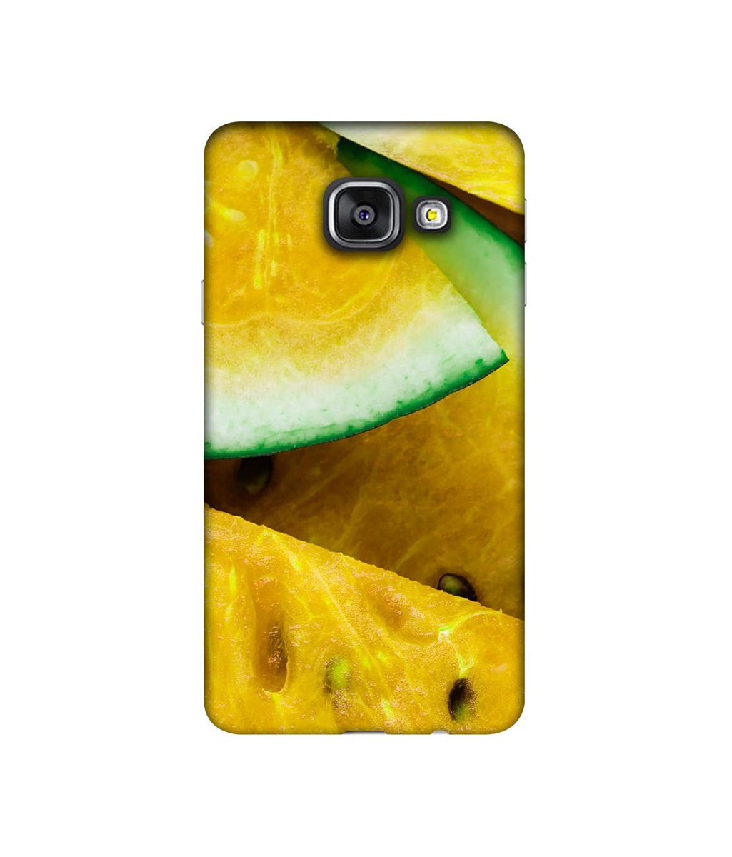 Amazon Brand - Solimo Designer Yellow Watermelon 3D Printed Hard Back Case Mobile Cover for Samsung Galaxy A3 (2016)