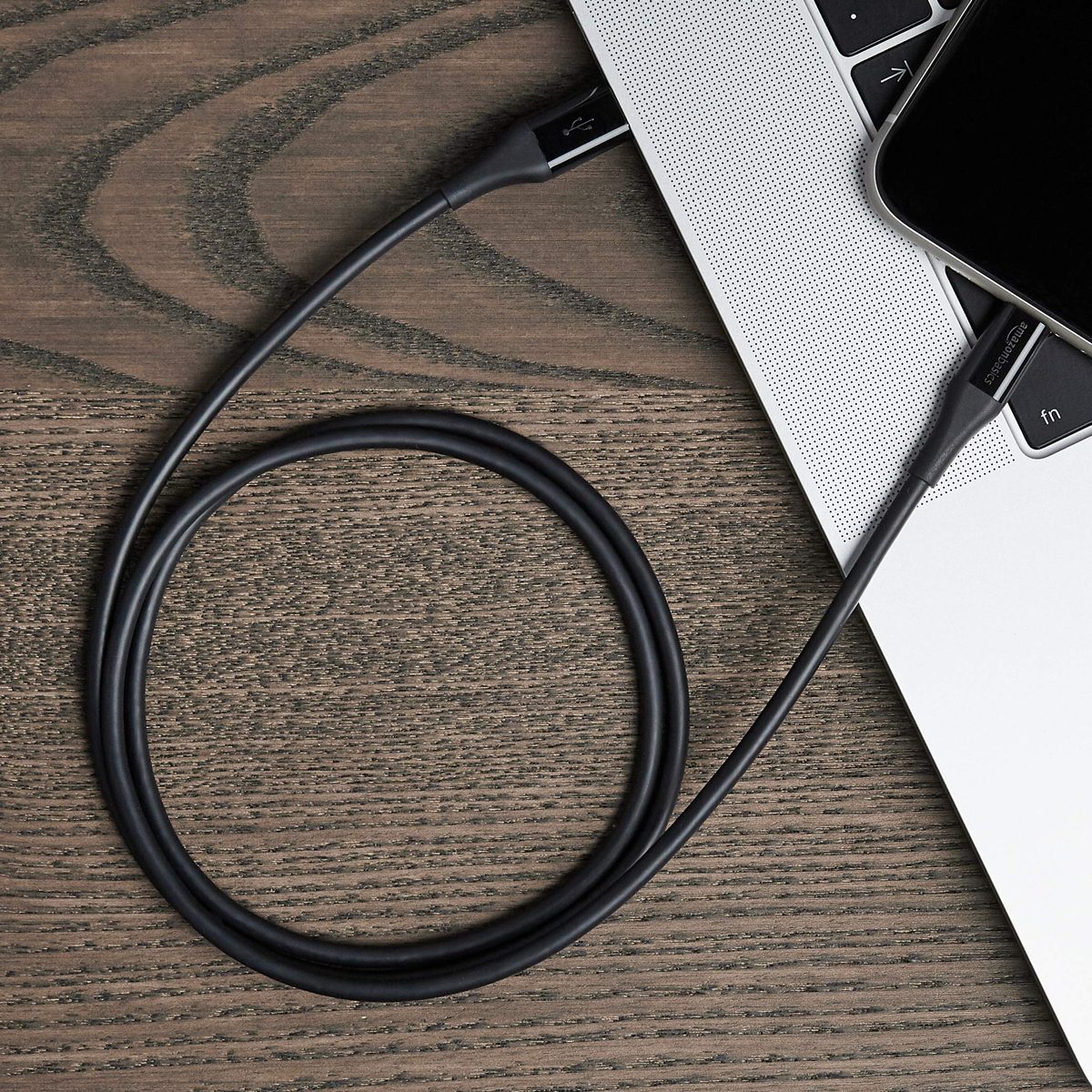 AmazonBasics Advanced USB-C to Lightning Cable, MFi Certified iPhone Charger - Black, 91.2 cm