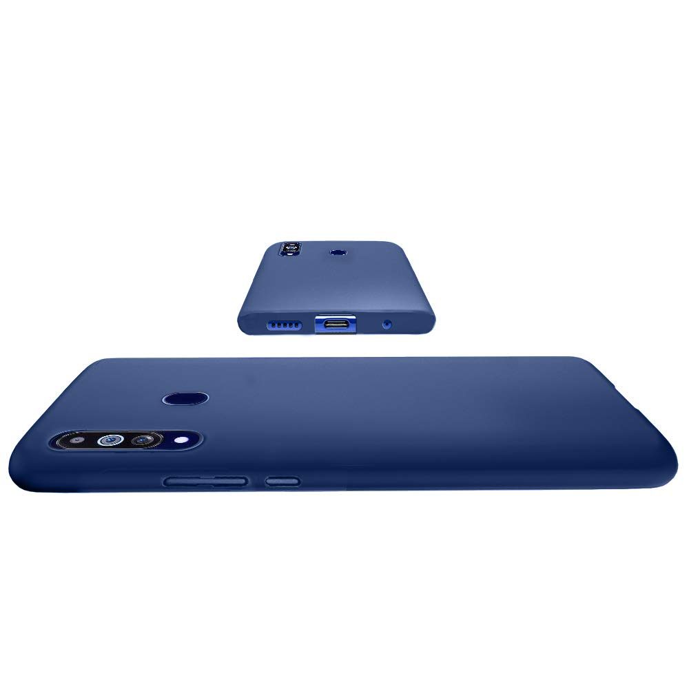 Amazon Brand - Solimo Samsung Galaxy M40 Mobile Cover (Hard Back & Slim),Blue