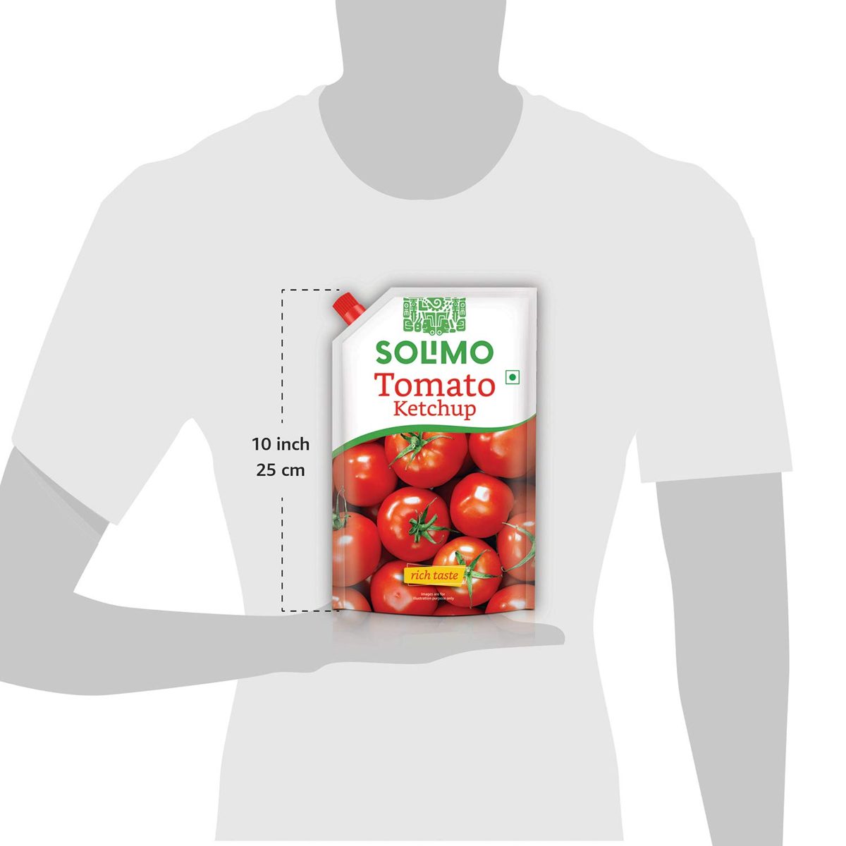 Amazon Brand - Solimo Tomato Ketchup, 950 g
