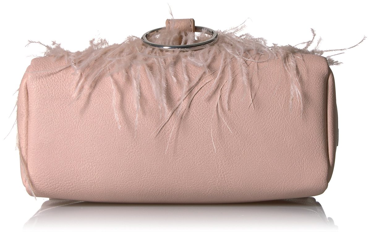 Amazon Brand - The Fix Courtney O Ring Feather Cross-Body Bag