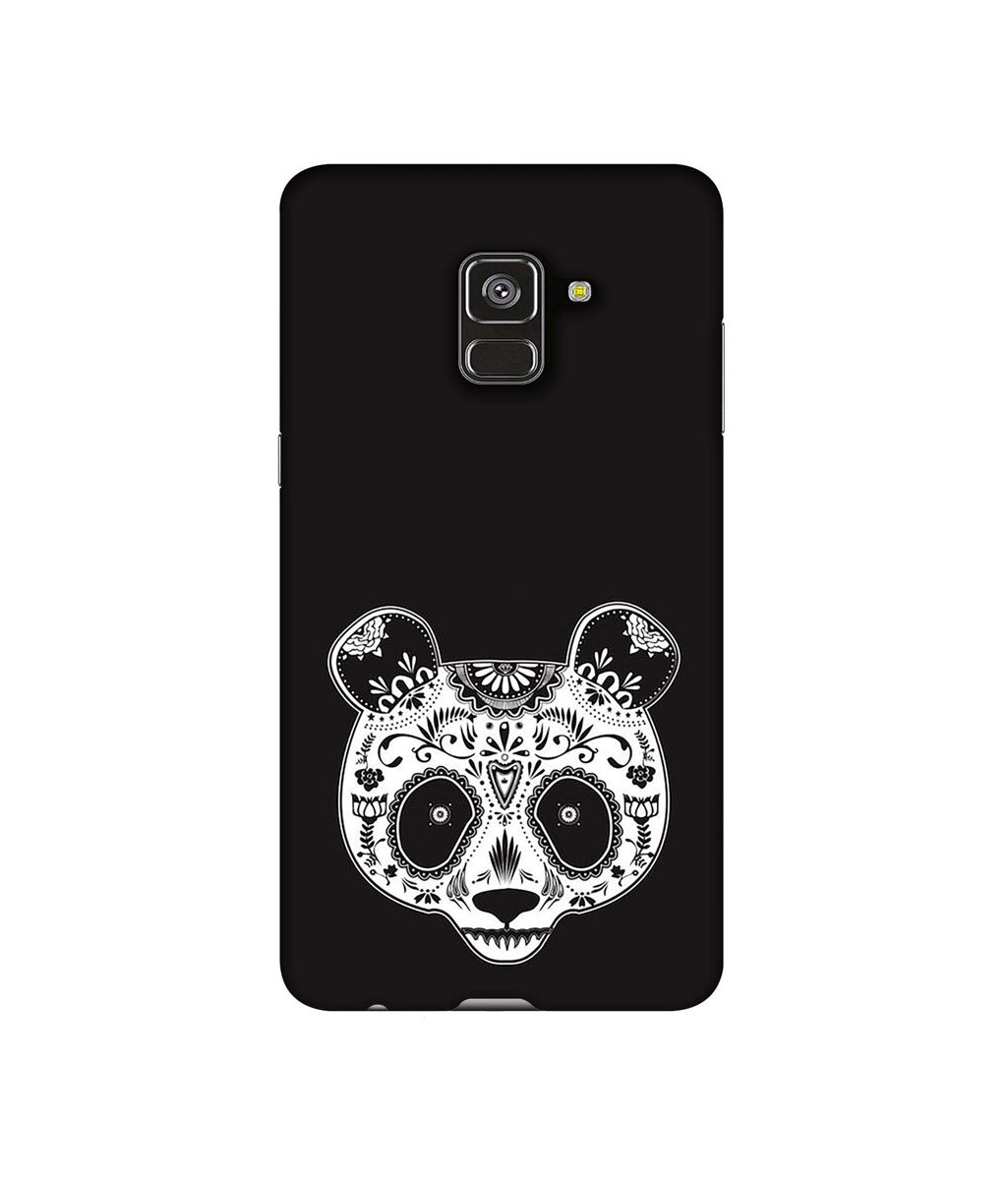 Amazon Brand - Solimo Designer Panda Illustrator 3D Printed Hard Back Case Mobile Cover for Samsung Galaxy A8 Plus