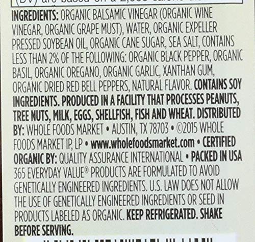 365 Everyday Value, Organic Balsamic Vinaigrette, 12 fl oz