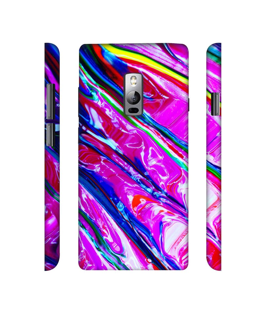 Amazon Brand - Solimo Designer Oil Color 3D Printed Hard Back Case Mobile Cover for OnePlus 2