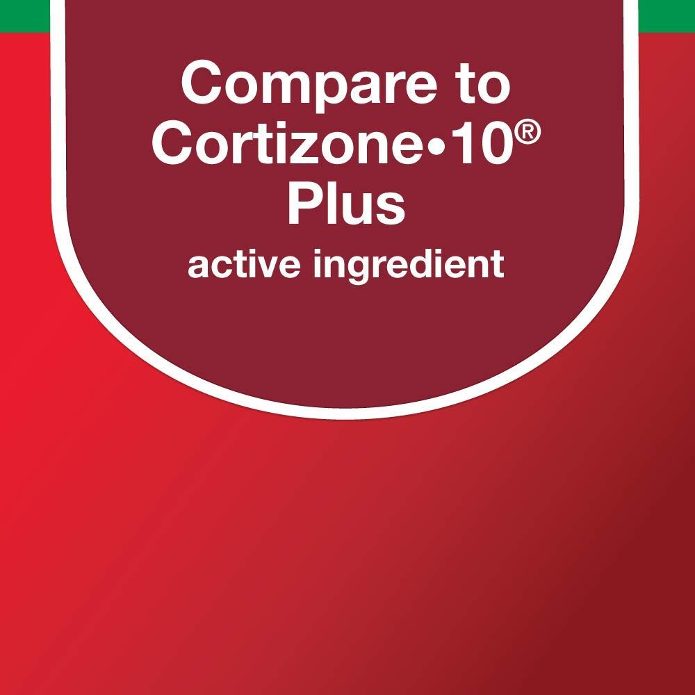 Basic Care Hydrocortisone 1% Anti-Itch Cream Plus 10 Moisturizers, 2 Ounces