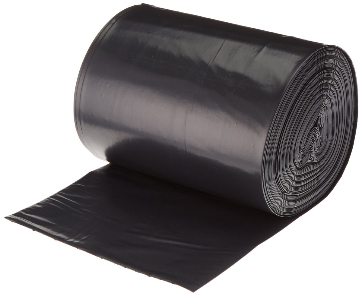 AmazonBasics 42 Gallon Contractor Trash Bag, 3 mil, Black, 75-Count