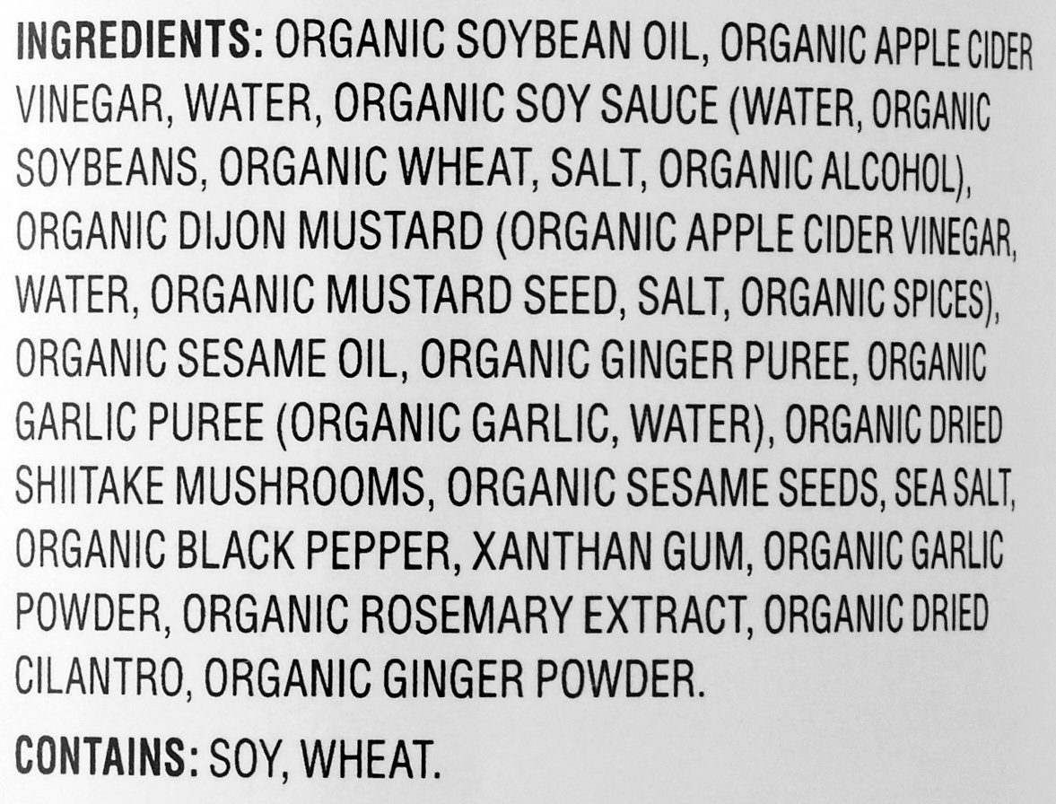 Wickedly Prime Organic Dressing, Shiitake Sesame Ginger, 16 Ounce