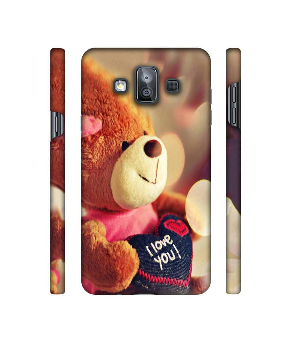 Amazon Brand - Solimo Designer Teddy Bear 3D Printed Hard Back Case Mobile Cover for Samsung Galaxy J7 Duo