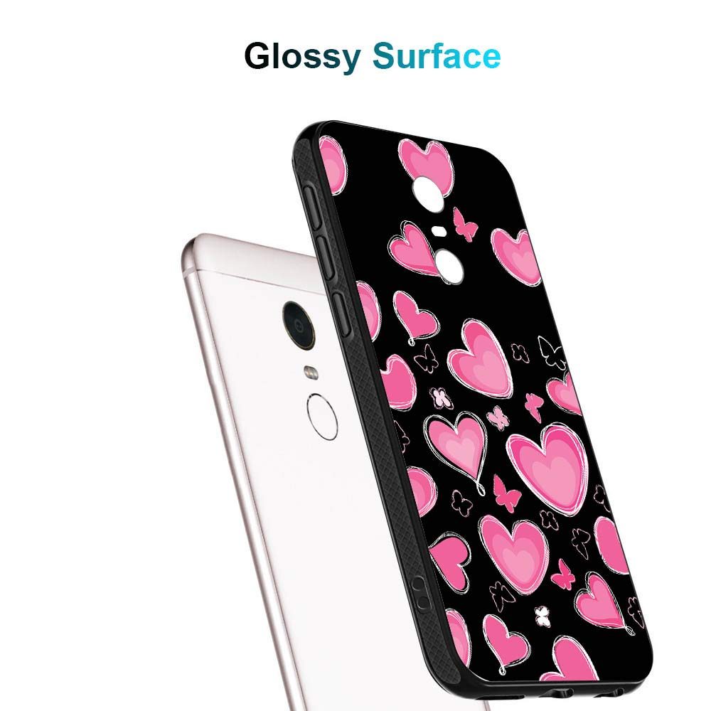 Amazon Brand - Solimo Designer Hearts Printed Hard Back Case Mobile Cover for Xiaomi Redmi Note 5 (D246)