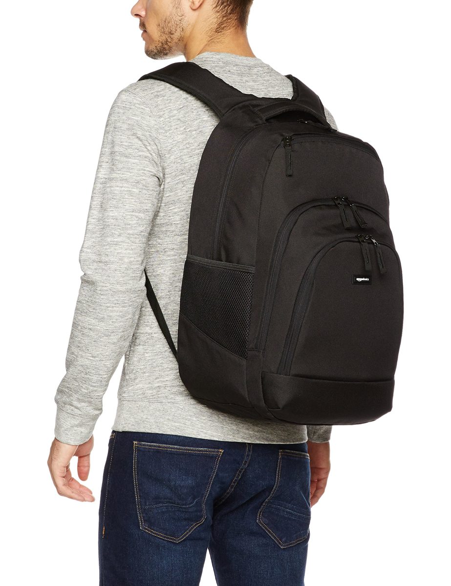AmazonBasics Campus Backpack, Black