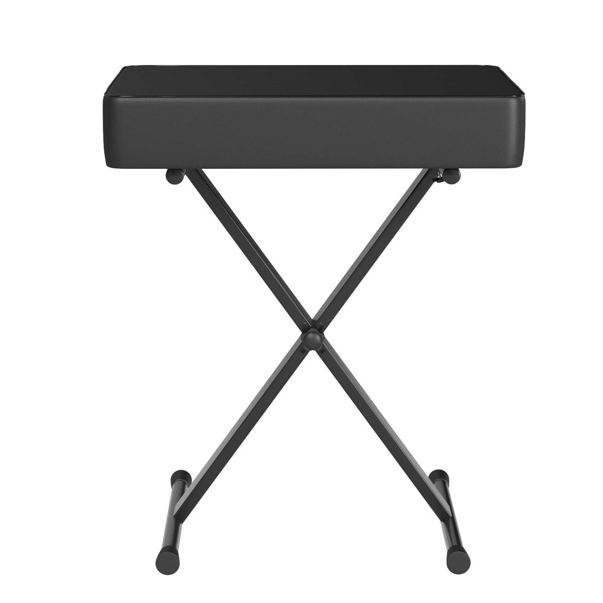 AmazonBasics Standard Adjustable Padded Piano and Keyboard X-Style Bench