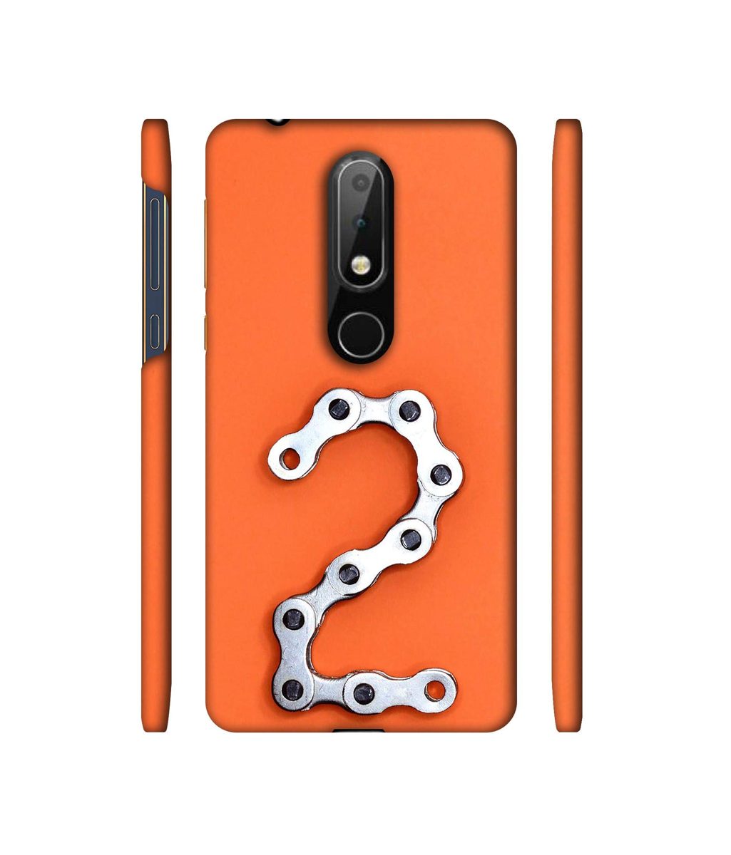 Amazon Brand - Solimo Designer Two Number 3D Printed Hard Back Case Mobile Cover for Nokia 6.1 Plus