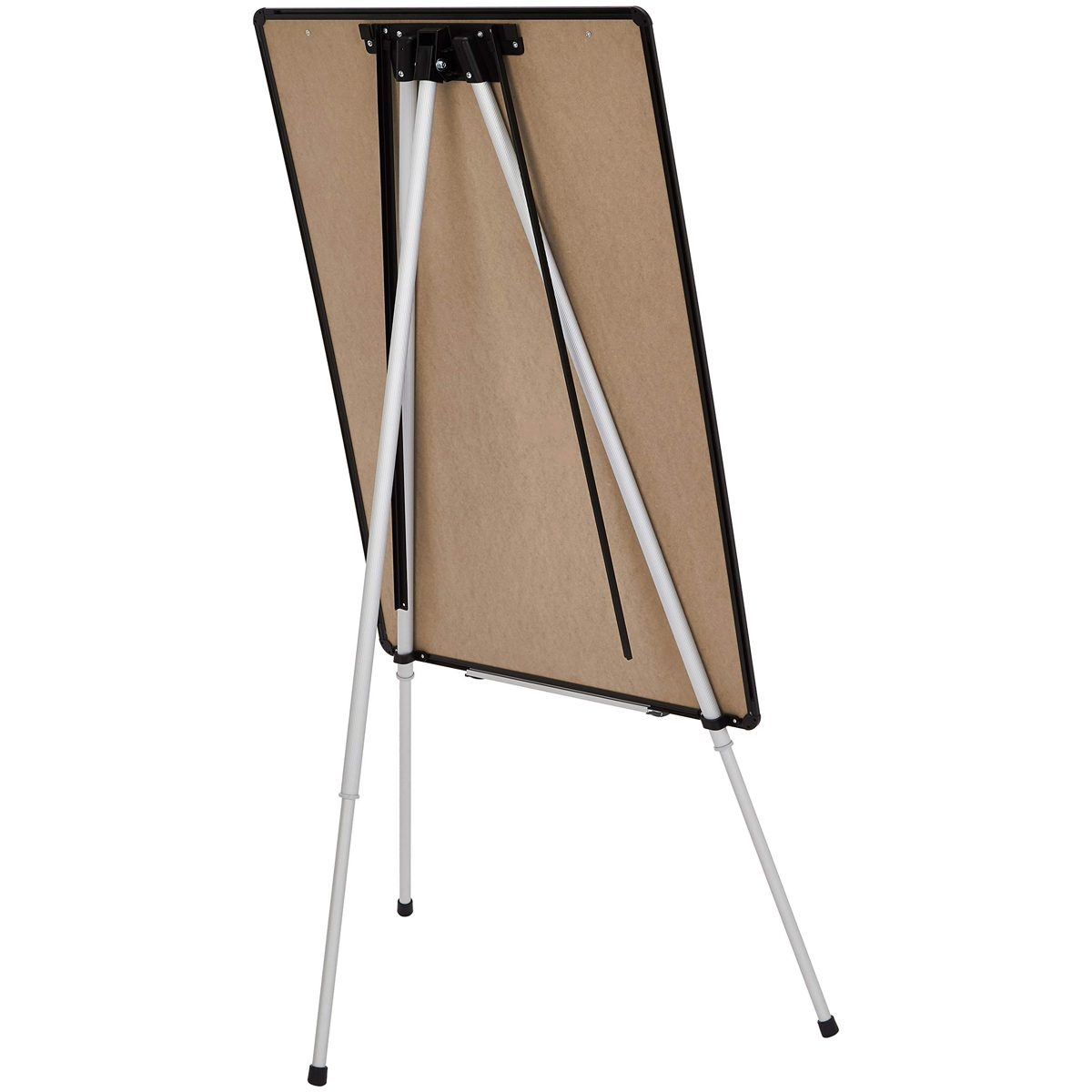 AmazonBasics Dry Erase Presentation White Board Easel, 29 x 42 Inch, Tripod, Silver (Renewed)