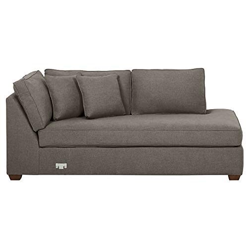 Amazon Brand – Stone & Beam Bagley Sectional Component, Right-Facing Sofa Chaise, Fabric, 41"W, Stone