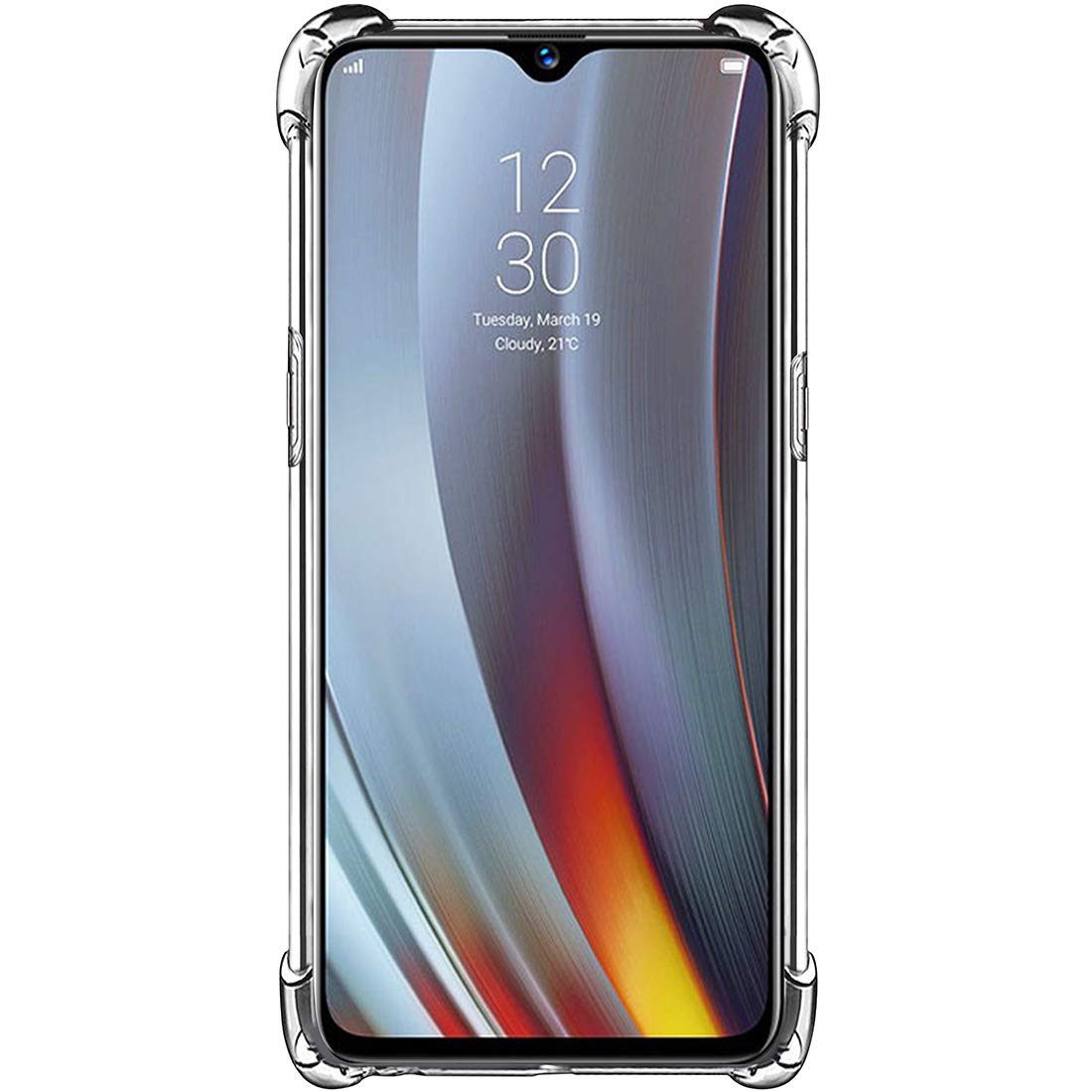 Amazon Brand - Solimo Mobile Cover (Soft & Flexible Back case) for Realme 3 Pro (Transparent)
