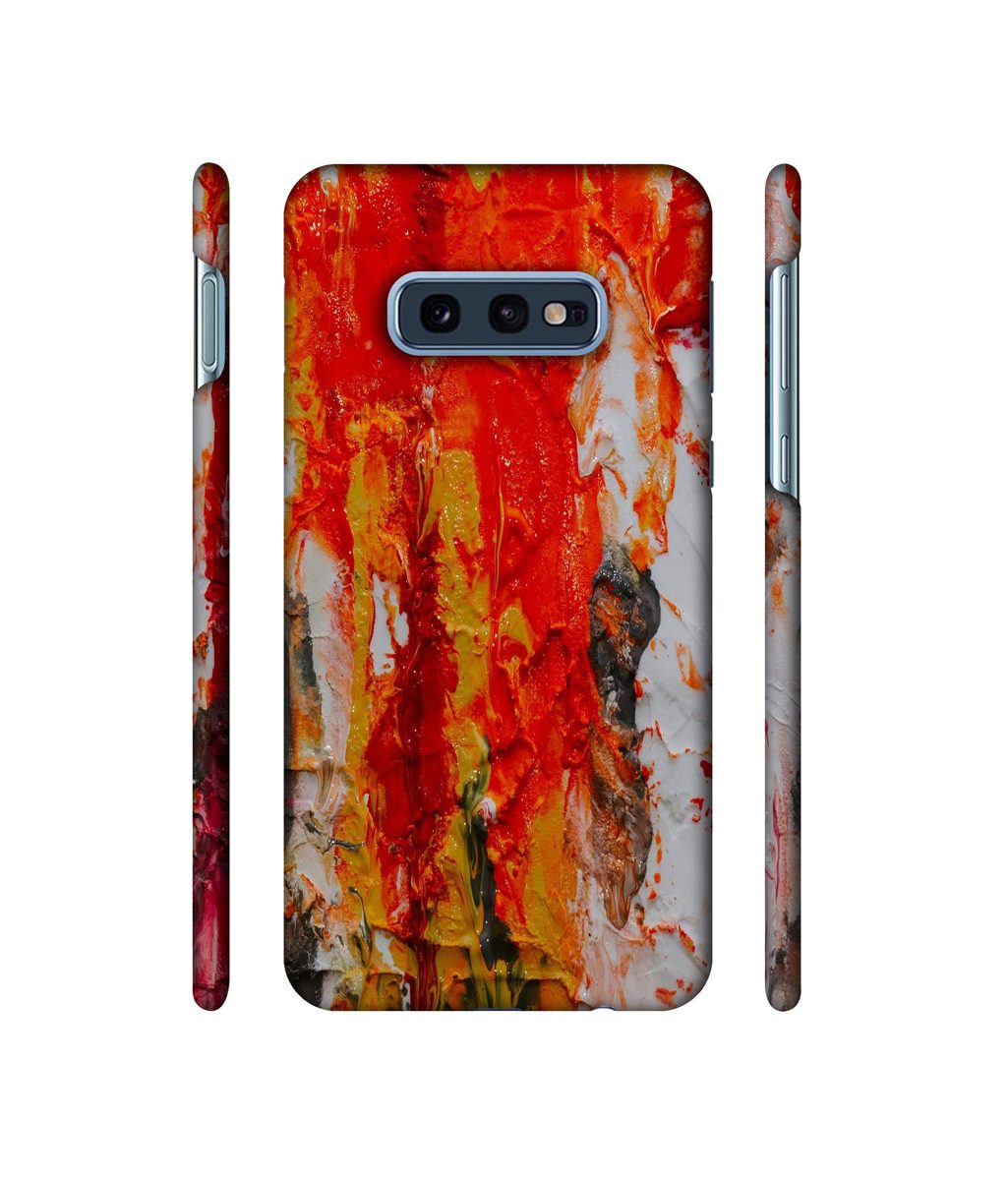 Amazon Brand - Solimo Designer Orange Color Spread 3D Printed Hard Back Case Mobile Cover for Samsung Galaxy S10e