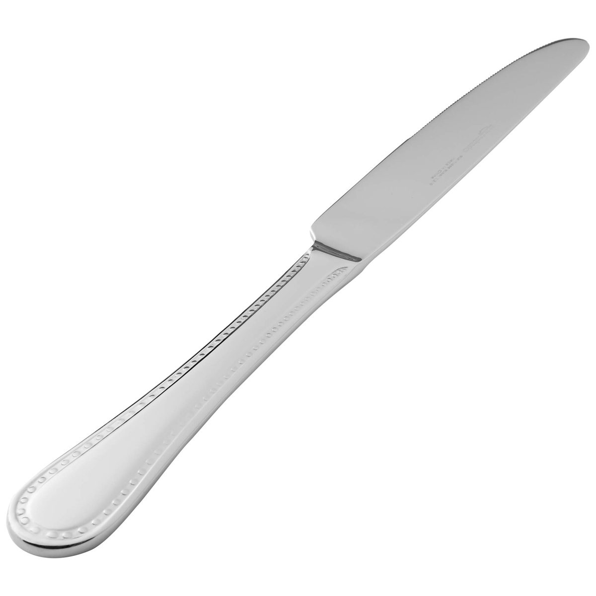 AmazonBasics Stainless Steel Dinner Knife with Pearled Edge, Pack of 12