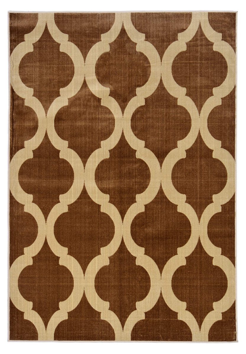 Ravenna Home Prospect Rug, 5'W x 7'6"L, Moroccan Lattice Design