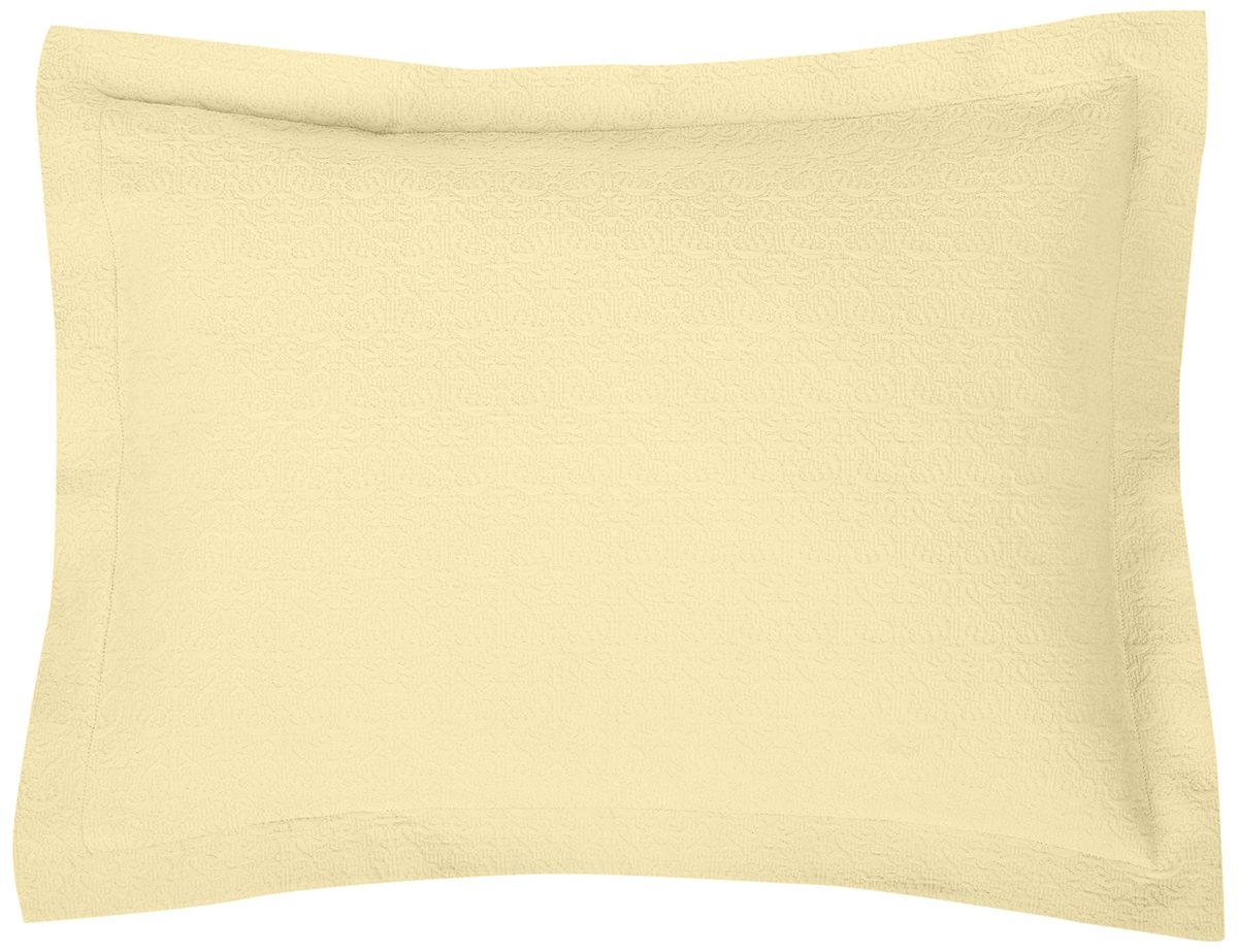 Pinzon 100-Percent Cotton Jacquard Avalon Matelasse Sham