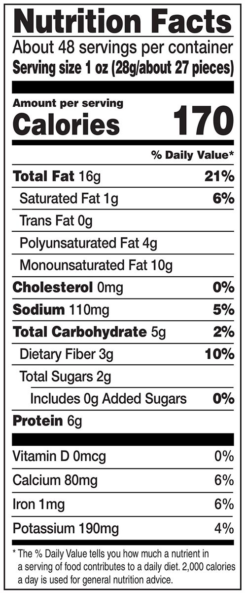 Amazon Brand - Happy Belly Roasted & Salted California Almonds, 48 Ounce