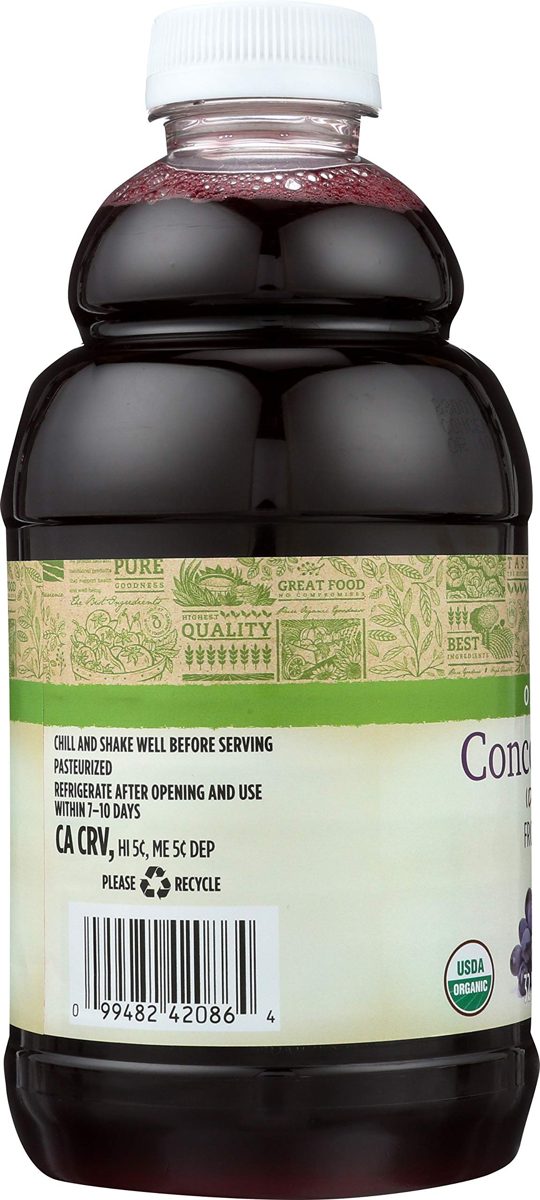 365 Everyday Value, Organic 100% Juice from Concentrate, Concord Grape, 32 fl oz