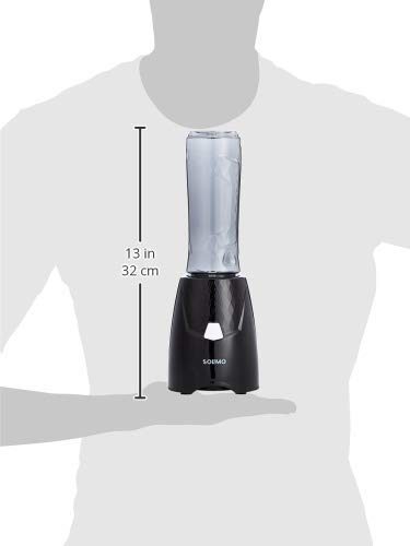 Amazon Brand - Solimo Personal Blender (450 W) with two 600 ml portable jars