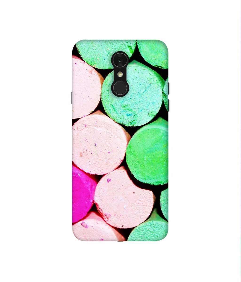 Amazon Brand - Solimo Designer Wax Color 3D Printed Hard Back Case Mobile Cover for LG Q7