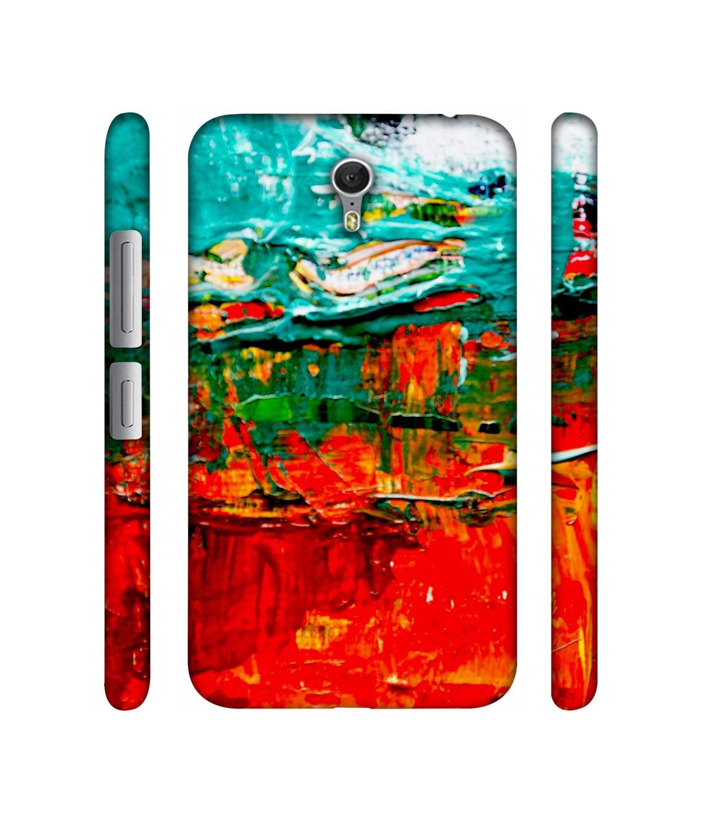 Amazon Brand - Solimo Designer Green and Orange Glass Color 3D Printed Hard Back Case Mobile Cover for Lenovo ZUK Z1