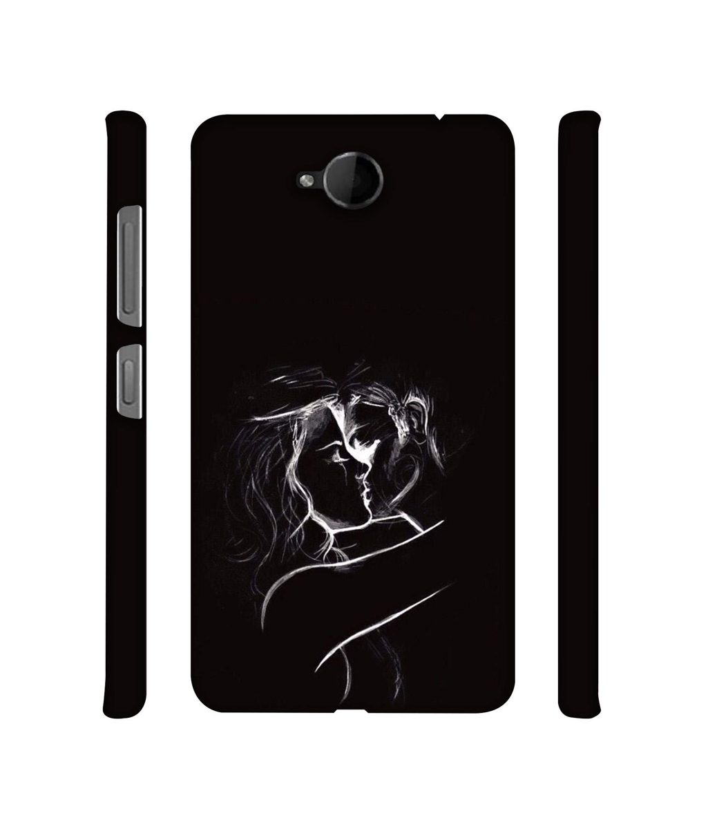 Amazon Brand - Solimo Designer Kissing Couple 3D Printed Hard Back Case Mobile Cover for Microsoft Lumia 650