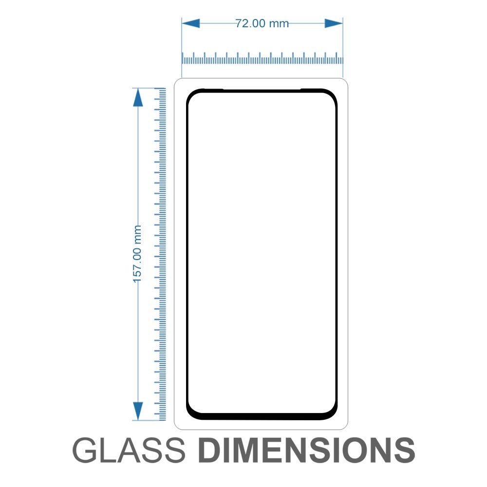 Amazon Brand - Solimo Full Body Tempered Glass for Oppo F11 Pro