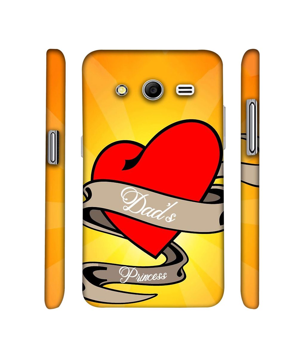 Amazon Brand - Solimo Designer Dad's Princess 3D Printed Hard Back Case Mobile Cover for Samsung Galaxy Core 2 G355H