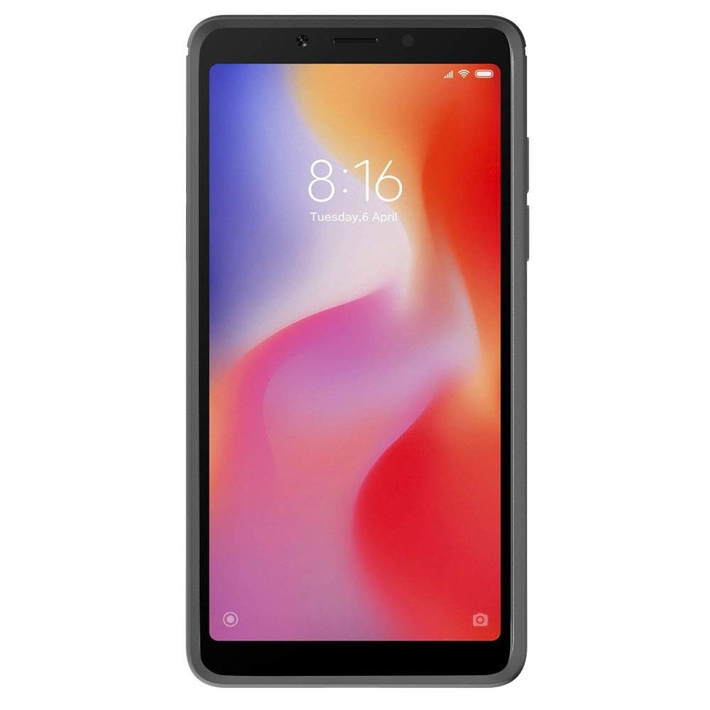 (Renewed) Amazon Brand - Solimo Protective Mobile Cover (Soft & Flexible Back Case) for Redmi 6A (Black)