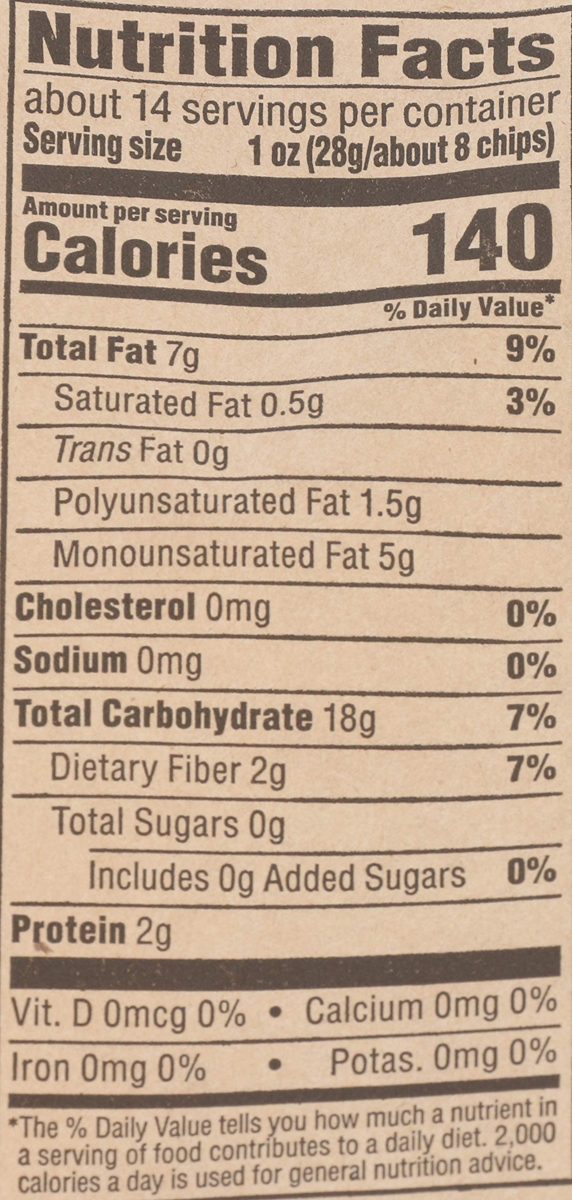 365 EVERYDAY VALUE Restaurant Style White Corn Tortilla Chips Unsalted, 14 OZ