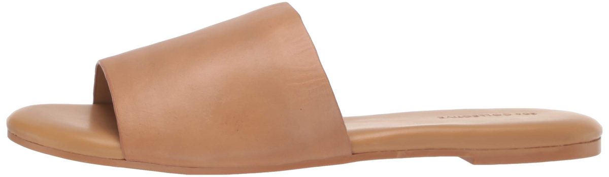 Amazon Brand - 206 Collective Women's Honn Leather Sandal, Natural, 8 B US