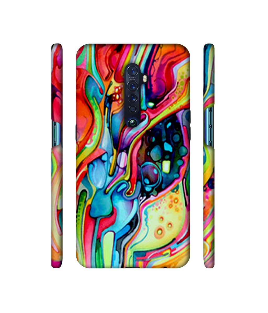 Amazon Brand - Solimo Designer Multicolor Drop 3D Printed Hard Back Case Mobile Cover for Oppo Reno 2