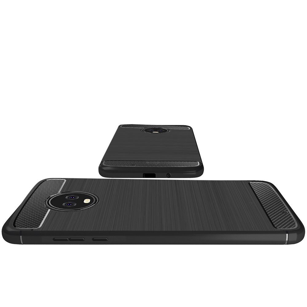 Amazon Brand - Solimo Protective Mobile Cover (Soft & Flexible Back Case) for Moto G6 (Black)