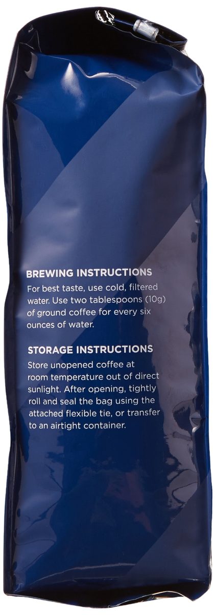 AmazonFresh Direct Trade Rwanda Ground Coffee, Light Roast, 12 Ounce