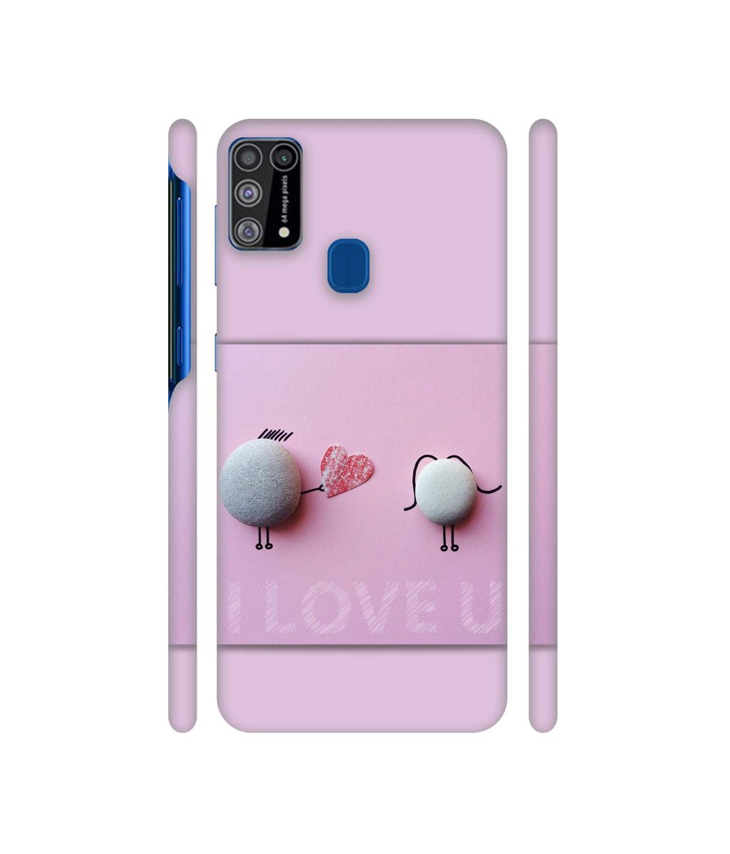 Amazon Brand - Solimo Designer I Love U 3D Printed Hard Back Case Mobile Cover for Samsung Galaxy M31