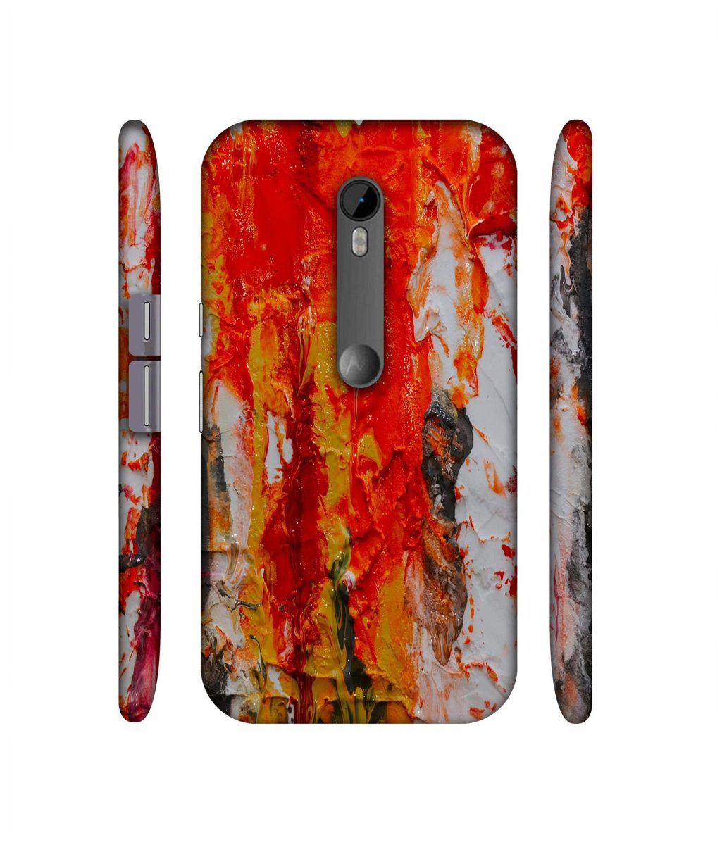 Amazon Brand - Solimo Designer Orange Color Spread 3D Printed Hard Back Case Mobile Cover for Motorola Moto G 3rd Generation