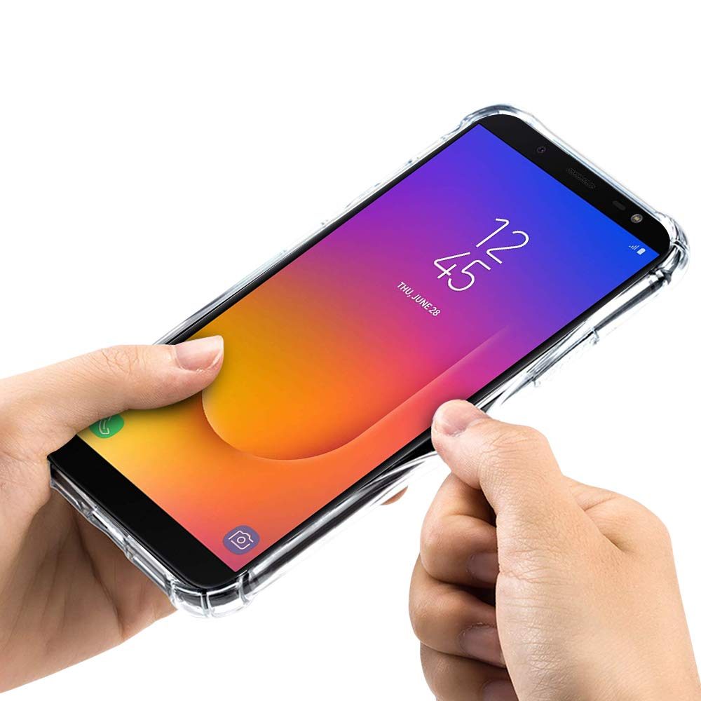 Amazon Brand - Solimo Soft & Flexible Back Phone Case for Samsung Galaxy J6 2018 (Transparent)