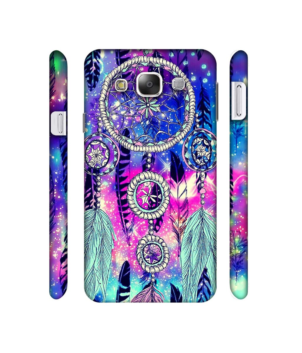 Amazon Brand - Solimo Designer Round Wall Hanging Pattern 3D Printed Hard Back Case Mobile Cover for Samsung Galaxy E5